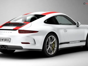 porsche 911 r 2017 3D Model