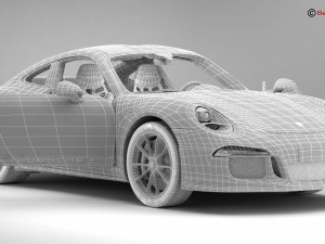 porsche 911 r 2017 3D-Modell
