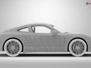 porsche 911 r 2017 3D Model