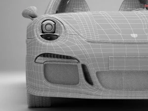 porsche 911 r 2017 3D Model