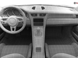 porsche 911 r 2017 3D Model