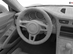 porsche 911 r 2017 3D Model