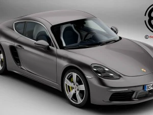 porsche 718 cayman 2017 Model 3D