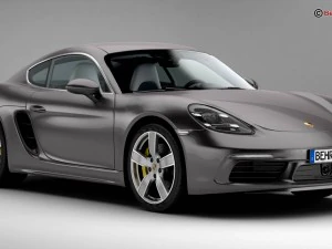 porsche 718 cayman 2017 3D Model