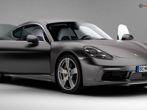 porsche 718 cayman 2017 3D Model