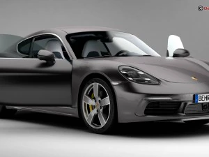 porsche 718 cayman 2017 3D Model