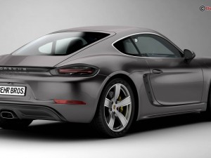 porsche 718 cayman 2017 3D Model