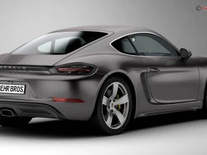 porsche 718 cayman 2017 3D Model