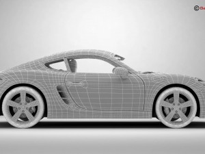 porsche 718 cayman 2017 3D Model