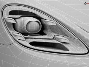 porsche 718 cayman 2017 3D Model