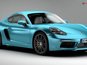 porsche 718 cayman s 2017 Modelo 3D