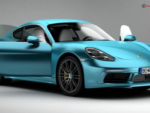 porsche 718 cayman s 2017 Modelo 3D