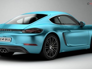 porsche 718 cayman s 2017 Modelo 3D