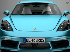 porsche 718 cayman s 2017 3D Model