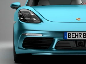 porsche 718 cayman s 2017 3D Model
