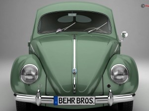 volkswagen beetle 1951 deluxe 3D Модель