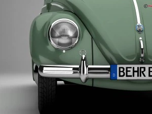 volkswagen beetle 1951 deluxe 3D Model