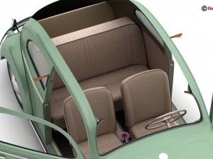 volkswagen beetle 1951 deluxe 3D Модель
