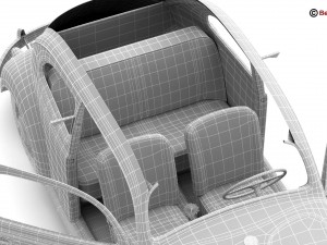 volkswagen beetle 1951 deluxe 3D Модель