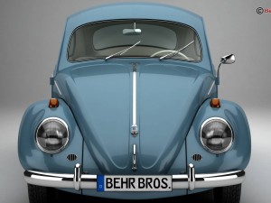 volkswagen beetle 1963 1200 deluxe Model 3D