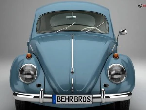 volkswagen beetle 1963 1200 deluxe 3D Model