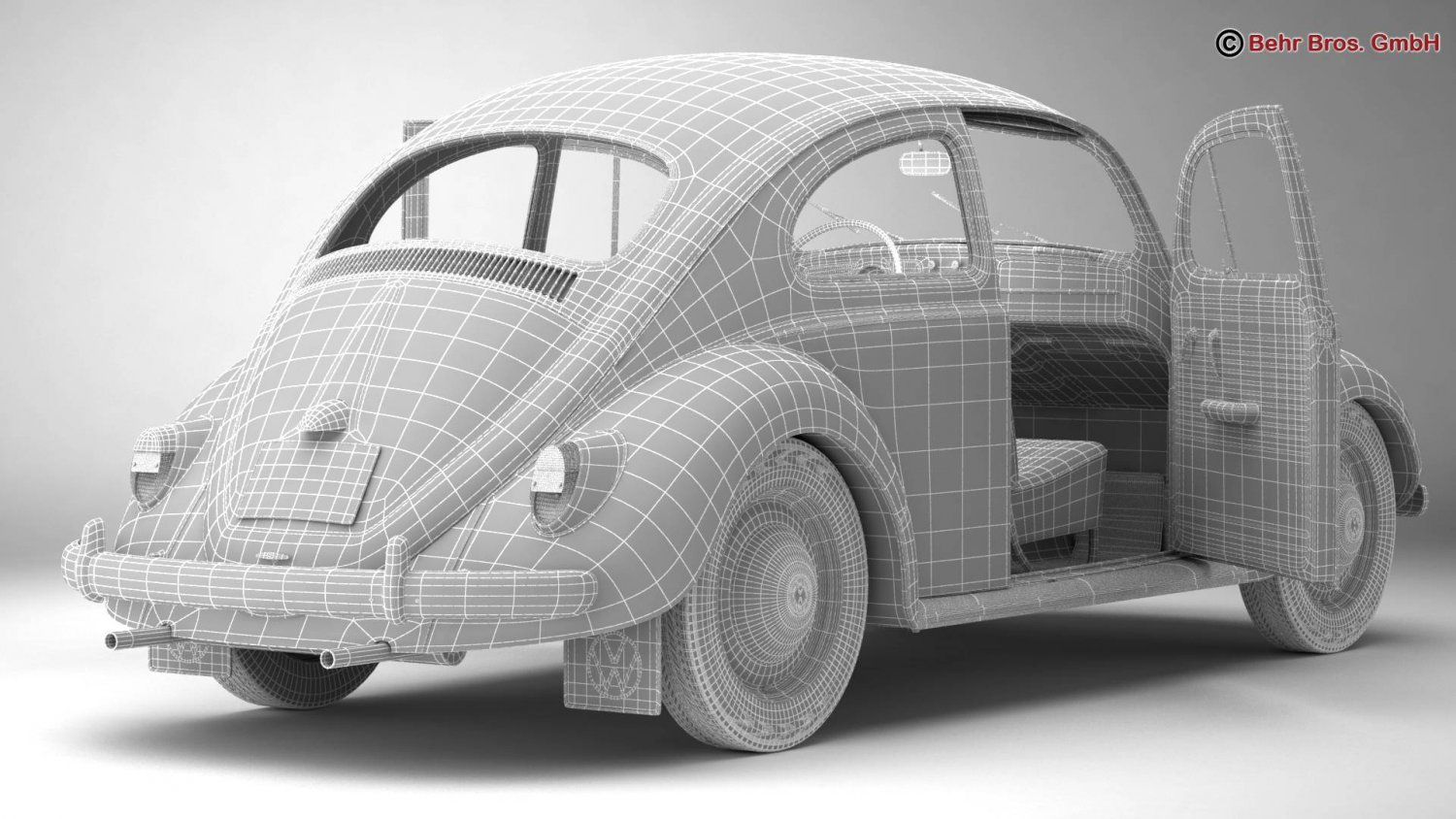 Фольксваген жук 1963 чертеж