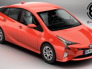 toyota prius 2016 3D 모델