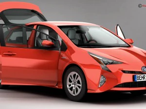 toyota prius 2016 3D Model