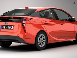 toyota prius 2016 3D Модель