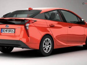 toyota prius 2016 3D Model
