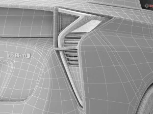 toyota prius 2016 3D Model