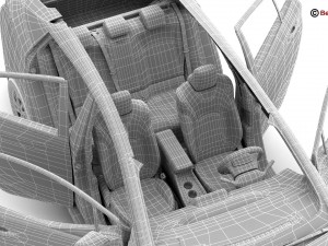 toyota prius 2016 3D Модель