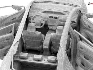 toyota prius 2016 3D Модель
