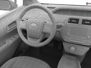toyota prius 2016 3D Модель