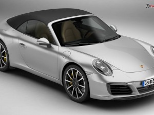 porsche 911 carrera cabriolet 2017 3Dモデル
