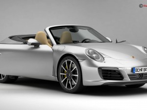 porsche 911 carrera cabriolet 2017 3Dモデル