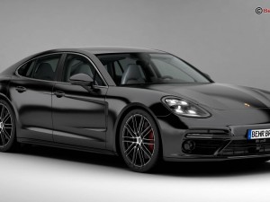 porsche panamera turbo 2017 3D मॉडल