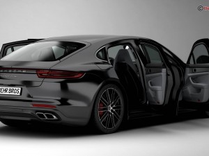 porsche panamera turbo 2017 3D मॉडल
