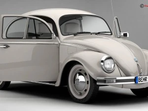 volkswagen beetle 2003 ultima edicion 3D Model