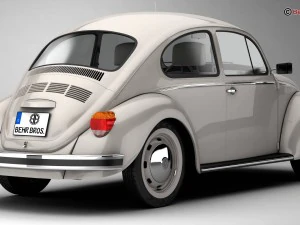 volkswagen beetle 2003 ultima edicion 3D Model