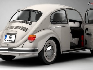 volkswagen beetle 2003 ultima edicion Modello 3D
