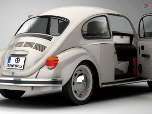 volkswagen beetle 2003 ultima edicion 3D Model