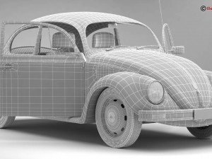 volkswagen beetle 2003 ultima edicion Modello 3D