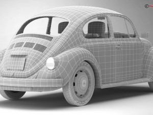 volkswagen beetle 2003 ultima edicion Modello 3D