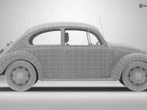 volkswagen beetle 2003 ultima edicion Modello 3D