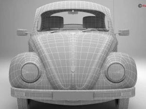 volkswagen beetle 2003 ultima edicion 3D Model