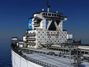petroleiro Modelo 3D
