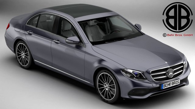 mercedes e class avantgarde 2017 3D 모델 .c4d .max .obj .3ds .fbx .stl .blend 