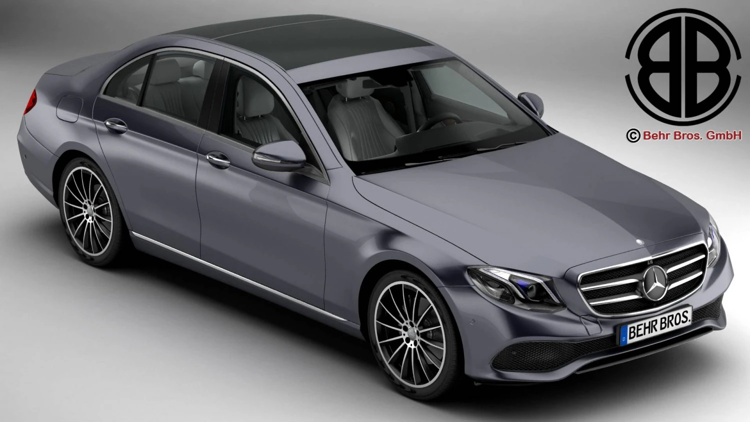 mercedes e class avantgarde 2017 3D Model .c4d .max .obj .3ds .fbx .stl .blend 