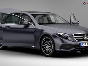 mercedes e class avantgarde 2017 3D 모델